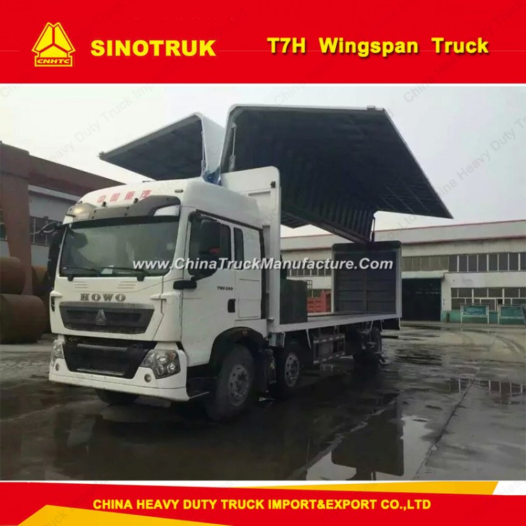 HOWO-T7h 6X4 Wing Van Truck for Sale
