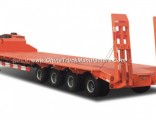 4 Axles Low Bed Semi-Trailer Cargo Truck