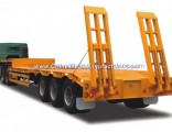 3 Axles Low Bed Semi Trailer for Zambia