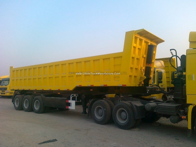 Sinotruk Strong Cargo Box 60 Tons Dump Truck Semi Trailer with High Quality