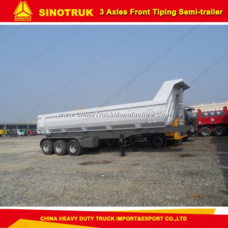 China Supplier 3-Axles Trucks Dump Semi Trailer with Top Quality