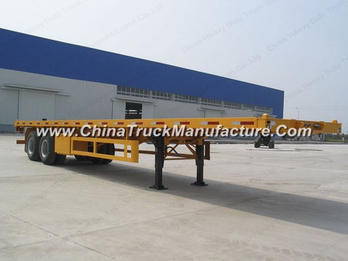 2/3 Axles 40 FT Flatbed Semi Truck Trailer/Container Flatbed Semi Trailer