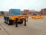 3 Axle 40FT Container Skeleton/Container Truck Semi Trailer