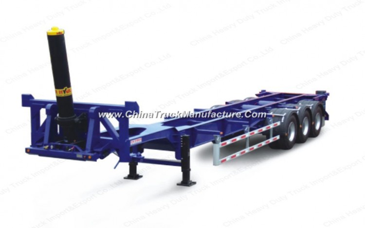 Hot Sale Tri-Axle 40 Feet Container Skeleton Trailer