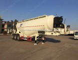Heavy Capacity 3 Axle 50m3 Bulk Cement Tanker Bulker Tank Semi Trailer for Sale
