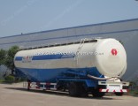 Dry Bulk Cement Silo Tank Trailer/ Powder Material Tanker Semi Truck Trailers with Air Compressor/ B