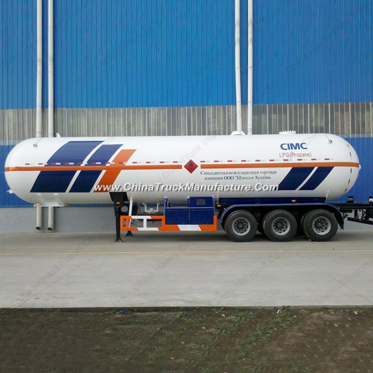 LPG/3 Axles/Gas Truck Semi Trailer with High Quality