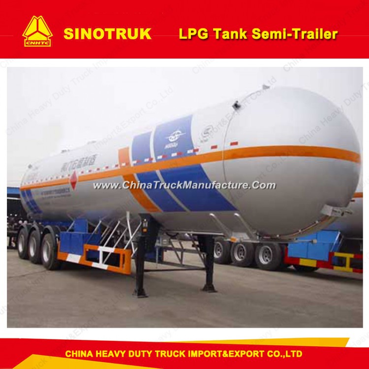 Africa Widely Used LPG Tanker Trucks Trailer/Tank Semi-Trailer