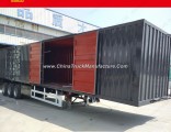 3 Axel 40 Tons Box Trailer/Cargo/Van Truck Semi Trailer