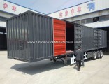 50ton 3axel Cargo Truck Semi Trailer Van Box Semi Trailer