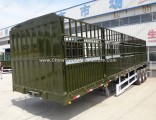3 Alxe 80 Ton Gooseneck Stake Utility Truck Trailer Container Truck Semi Ttrailer