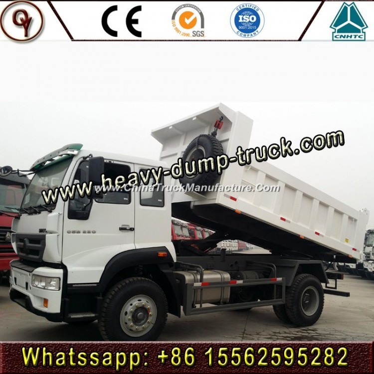 Sinotruk C5b 4X2 Diesel 6 Wheeler 15m3 Dump Trucks 12 Ton