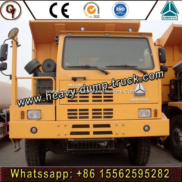 Large Capacity for 70ton Mining Tipper Truck, 6X4 70t HOWO Mining Dump Truck for Sale