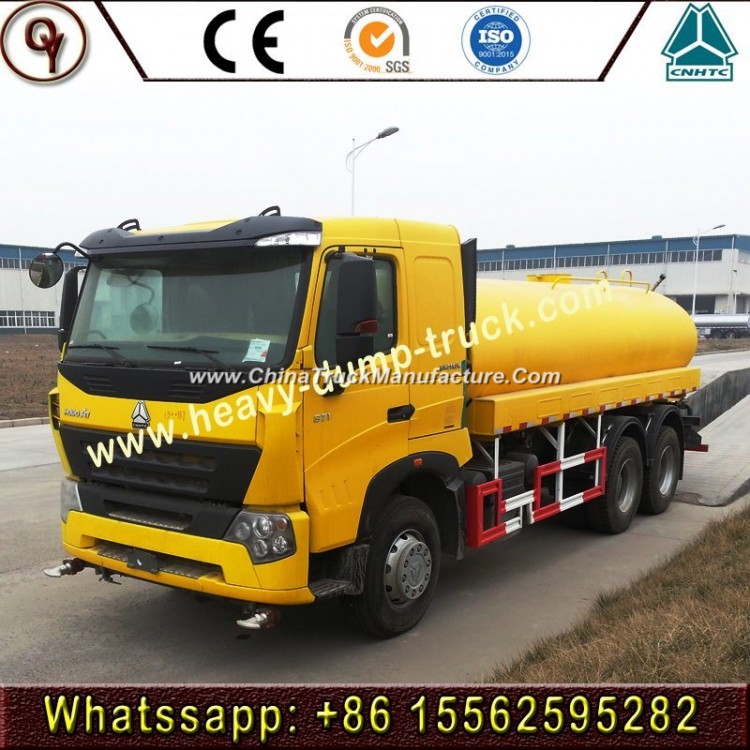 Road Cleaning 6X4 Sinotruk HOWO A7 20000 Liters Sprinkling Water Tank Trucks