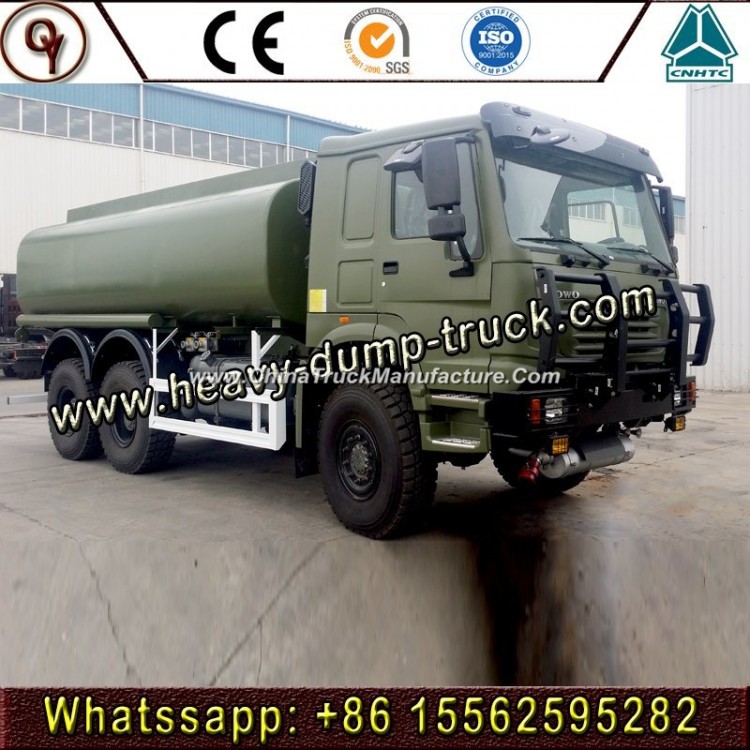 HOWO 6X6 6X6 4X4 All Drive Type 10cbm Oil Tank Truck 10000L off Road Fuel Tank Truck