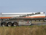 40 Cbm Aluminium Alloy Fuel Tankers Trailer Aluminium Fuel Tanks