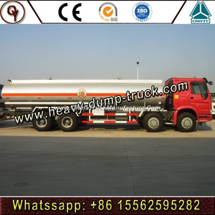 Heavy Capacity 8X4 HOWO Fuel Tank Truck for Sale