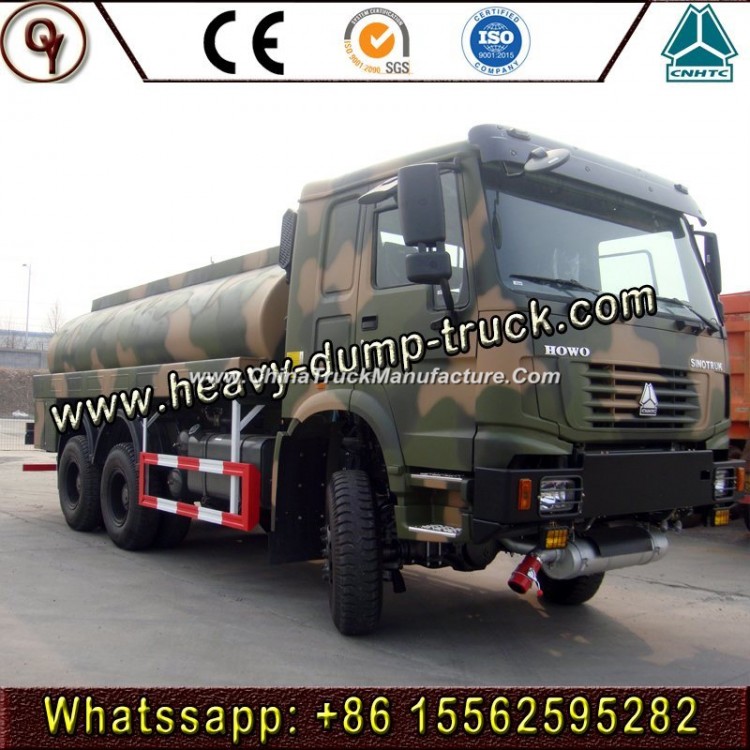 Sinotruk 6X6 HOWO All Road Military Fuel Tank Trucks for Sale