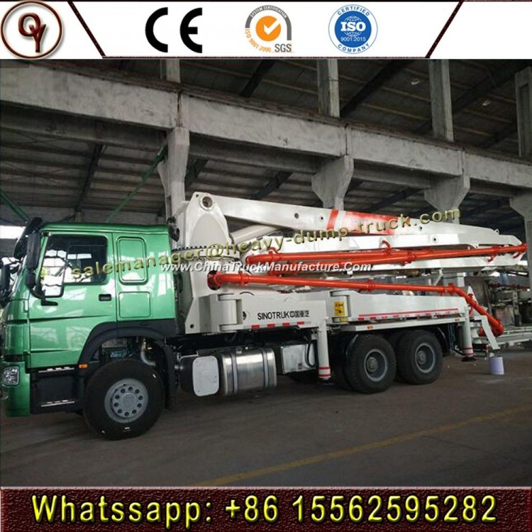 HOWO 37m Concrete Pump Truck for Construction Machinery