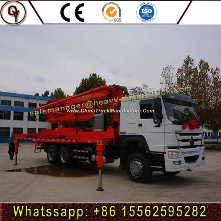HOWO Concrete Pump 43 Meters Pump Truck with High Quality