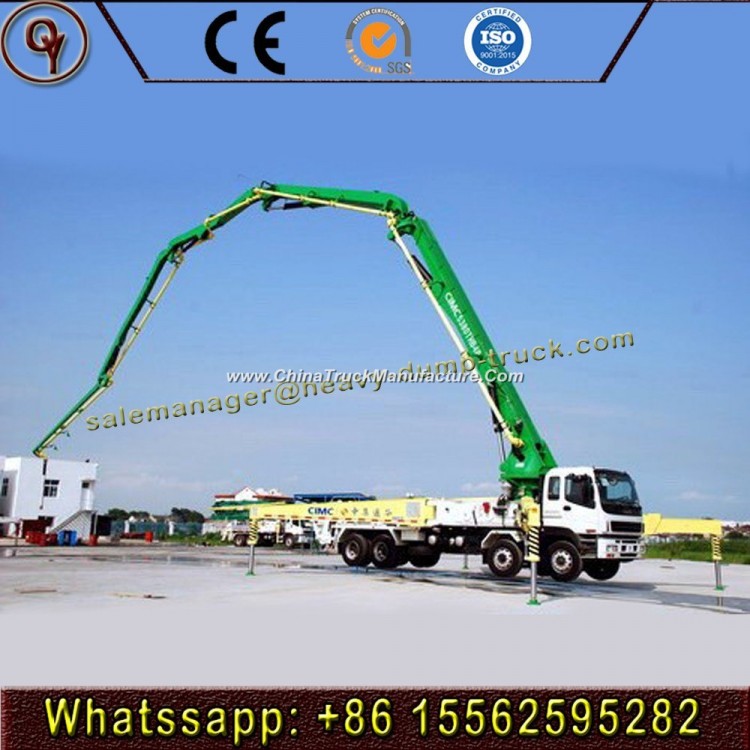 48m 52m HOWO Truck-Mounted Concrete Pump Truck for Sale