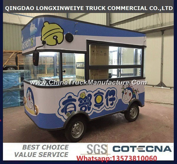 Professional Food Cart and Van Vintage Mobile Food Electric Truck