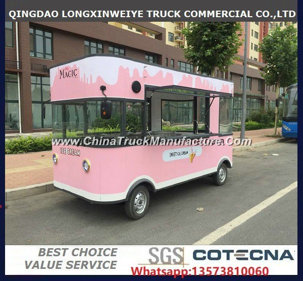 Exquisite Fast Food Cart Mobile Dining Car for Selling