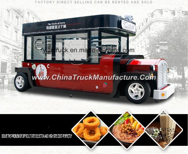 Top Quality Promotional European American Style Vintage Fashion Gourmet Dining Mobile Food Truck