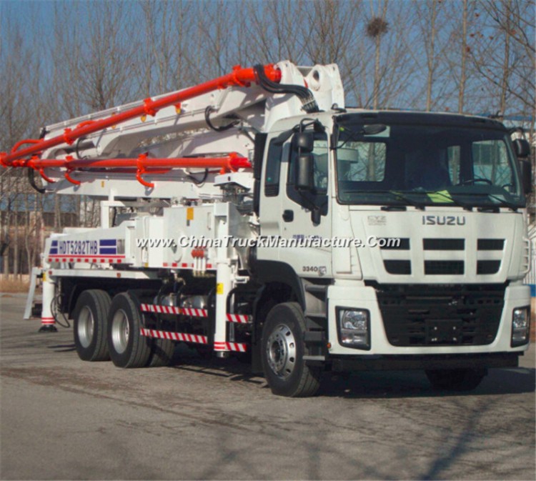 China Construction Vehicle Isuzu 37m Concrete Pump Truck