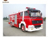 HOWO 6000L/6000liter/6cbm/6m3 Water Tanker Fire Truck