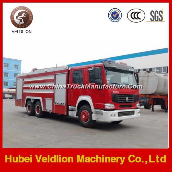 Sino HOWO 6*4 12000L Heavy Duty Emergency Fire Fighting Truck