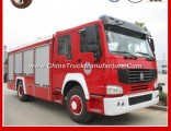 6X4 HOWO 8000L Water Fire Extinguishing Truck