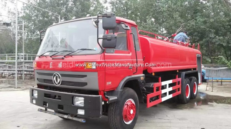 Dongfeng 4X2 Water Tanker Sprinkler Fire Truck, Loading 10m3 Water Tanker for Rescue