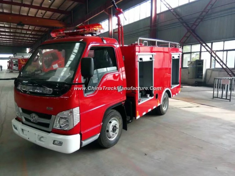 Foton Mini 1.5ton Water-Foam Fire Fighting Truck on Sale
