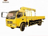 Dongfeng 4t Light Truck with Telescopic Crane and 4ton Folding Crane New 4 Ton Crane Truck