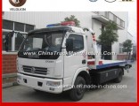 DFAC 4*2 Slide Flatbed Wrecker Tow Truck for Sale