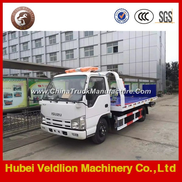 Japan Brand Hot Sale 3 Ton Flatbed Wrecker Towing Truck, Recovery Truck on Sale