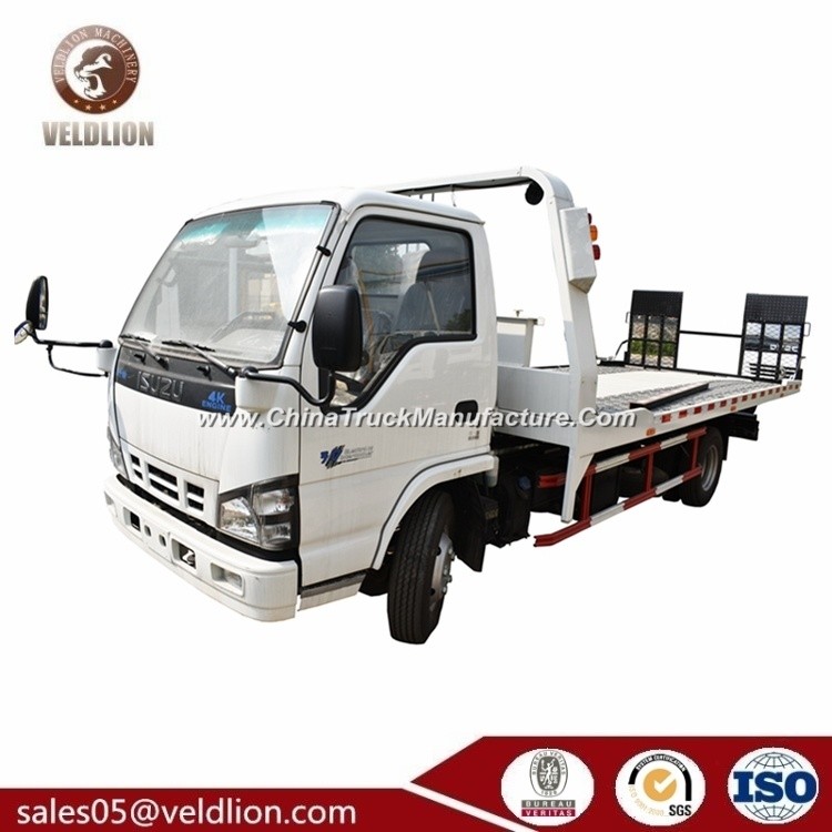 Isuzu 600p Wrecker Truck with Crane Wrecker and Recovery Truck 4-6 Tons for Sale