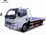 Dongfeng 4X2 3ton Flat Bed Tow Truck (wrecker /5ton recovery vehicle) Light Duty Flat Bed Recovery T