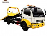 China DFAC Light Duty 3ton Flatbed Wrecker Truck with Lift Platform for Hot Sale