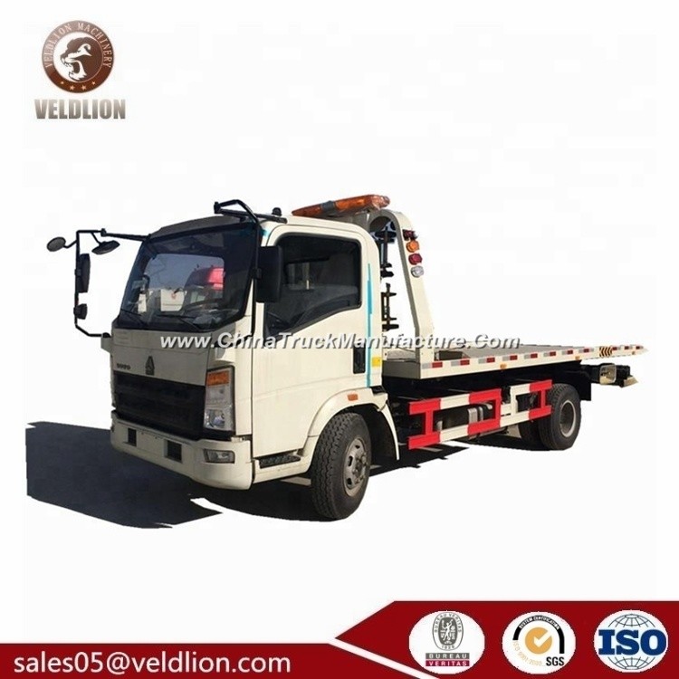 3ton HOWO One Tow Two Road Wrecker Truck