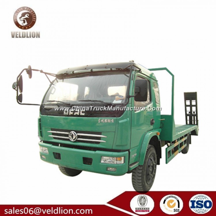 Dongfeng 4X2 120HP 3ton 0 Degree Ground Flatbed Wrecker Towing Truck on Sale