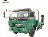 Dongfeng 4X2 120HP 3ton 0 Degree Ground Flatbed Wrecker Towing Truck on Sale