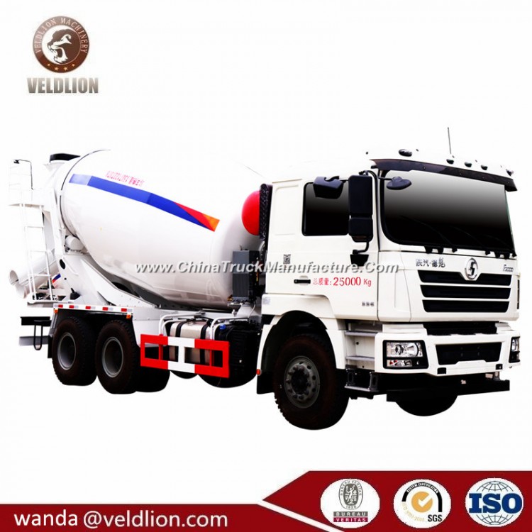 Shacman 6X4 F3000 9cbm 9m3 Concrete Mixer Truck with Italy Pump and Motor