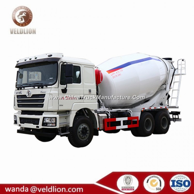 Shacman Brand New 6 Cubic Meters 20ton 6m3 Cement Plant Mixer Truck with Diesel Engine