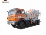 Beiben Heavy Duty 8X4 12 Wheelers 12cbm/12m3 Self Loading Concrete Mixer Truck with Italy Pump