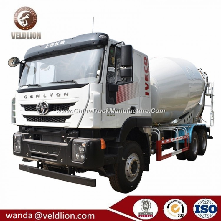 Iveco 6X4 3 Axle 9 Cubic Meters 350HP China Right Hand Drive Concrete Mixers Truck for Sale in Afric
