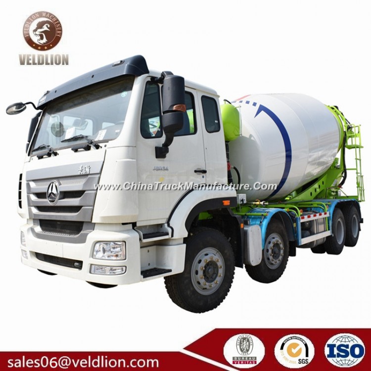 Factory Direct Sale New Sinotruk 8X4 14m3-16m3 Self Loading Cement Concrete Transit Mixer Truck for 