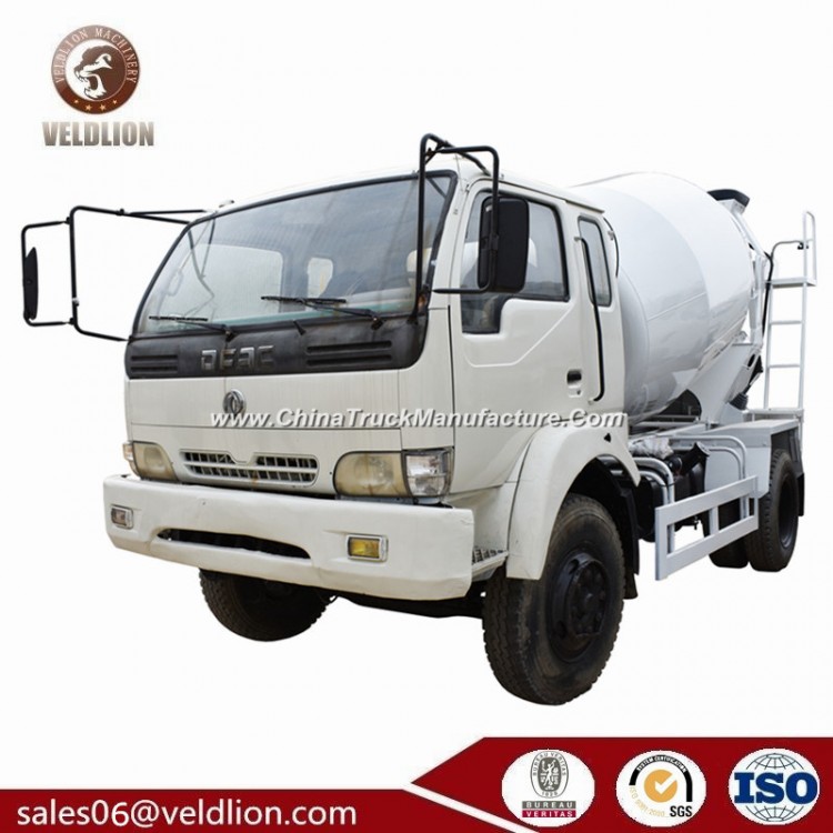 Chinese Brand Dongfeng 6 Wheelers Small Ready 3 Cubic Meters Mix Concrete Trucks, Concrete Transport