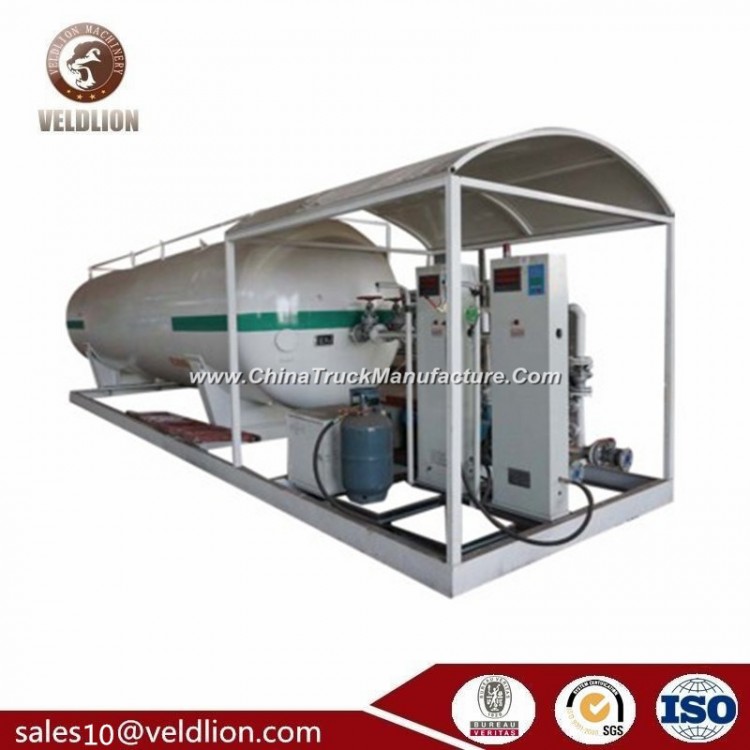 Hot Sale 10m3 LPG Filling Plant Skid Tank Stations for Bolivia